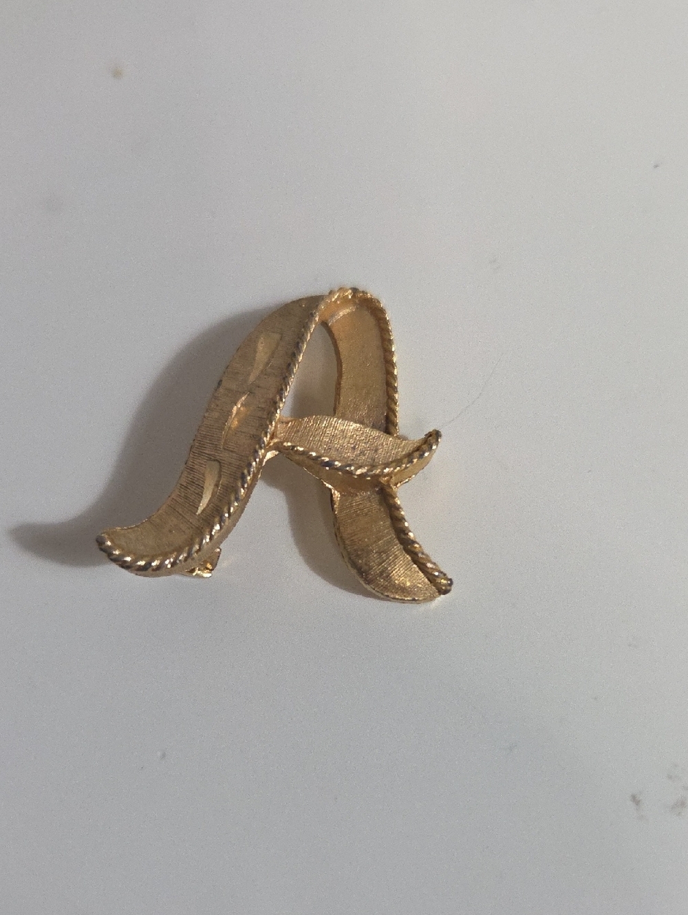 A Brooch Pin Letter - Classic Monogram Accent